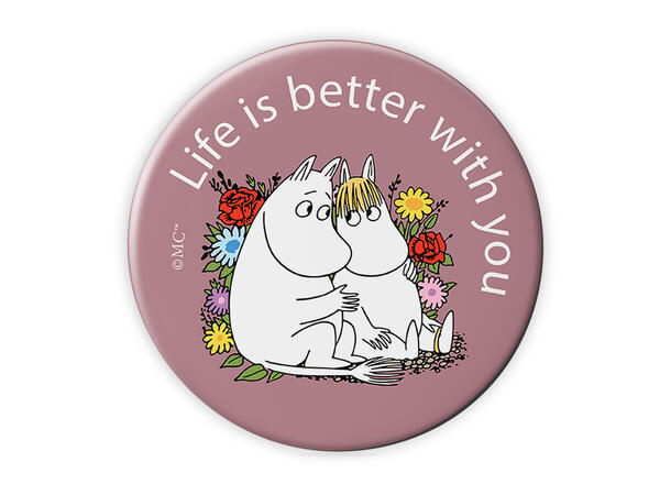 Magnet  Mummi - Life is better with you 5,6 cm