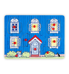 Mummi - Trepuslespill huset 8 brikker 3 +