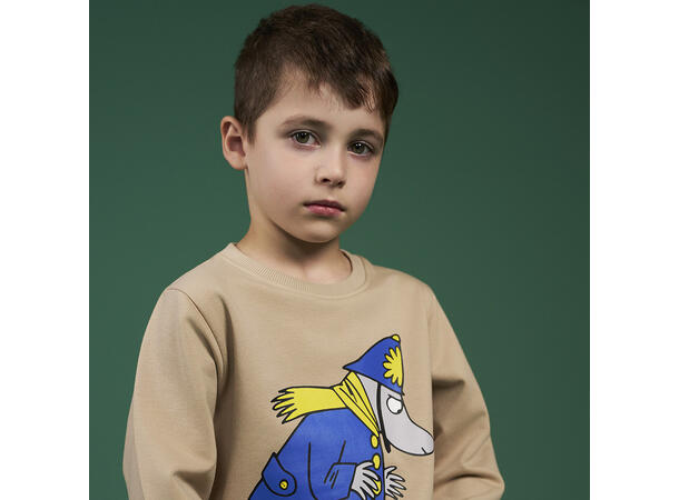 Mummi Collegegenser - Kraftfull Beige Barneklær fra Mummi