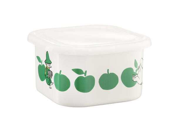 Mummi Emaljekrukke med lokke - Epler 1,5L