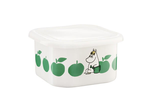 Mummi Emaljekrukke med lokke - Epler 1,5L