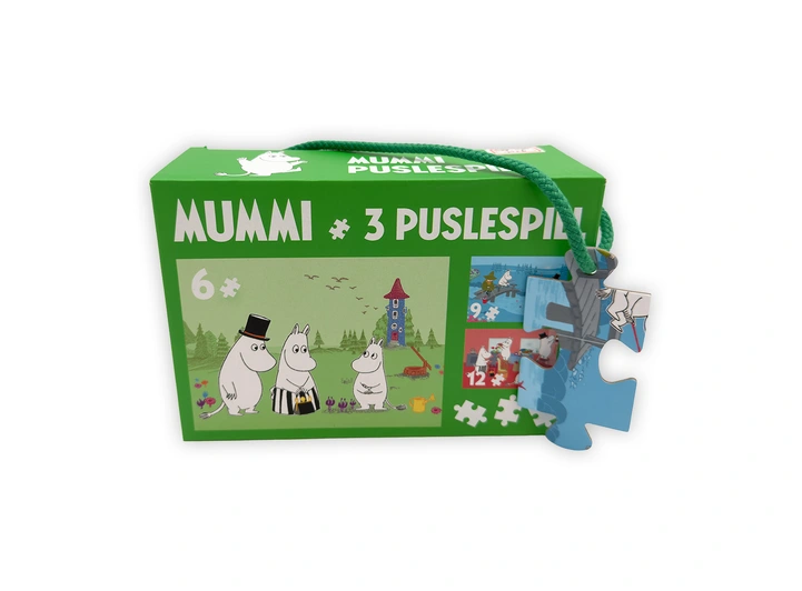 Mummi Puslespill 3 stk 2+ år 