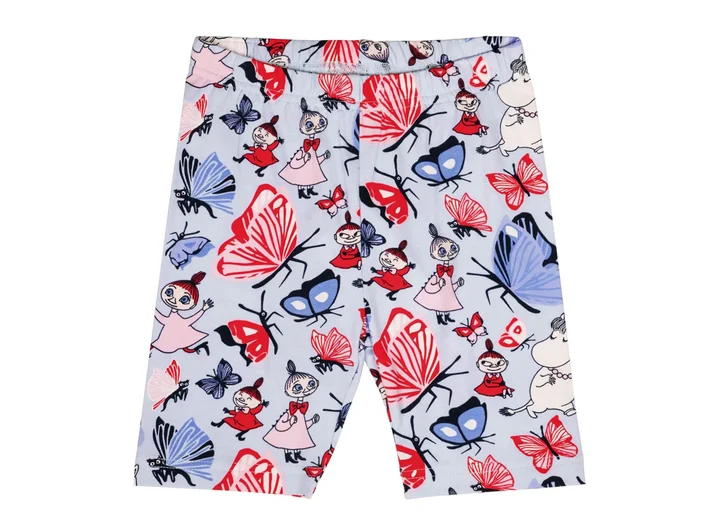 Mummi Shorts - Sommerfugl Blå 128 Barneklær fra Mummi 