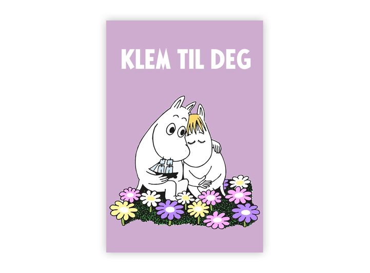 Mummi dobbeltkort- Klem til deg 17 cm  Mummi 