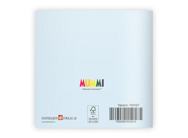 Mummi dobbeltkort - Gratulerer med dagen 7,5 cm Mummi