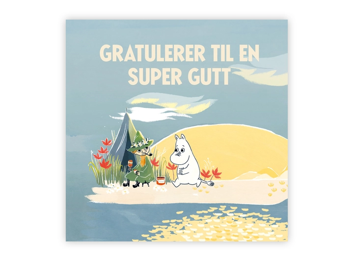 Mummi dobbeltkort - Gratulerer til en 12 cm Mummi 