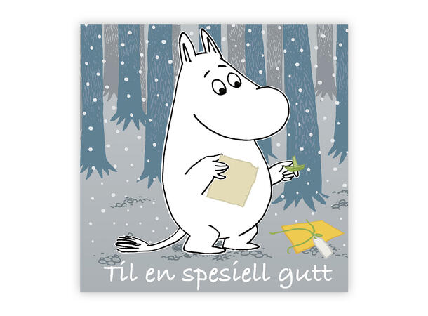 Mummi dobbeltkort - Til en spesiell gutt 12 cm Mummi 