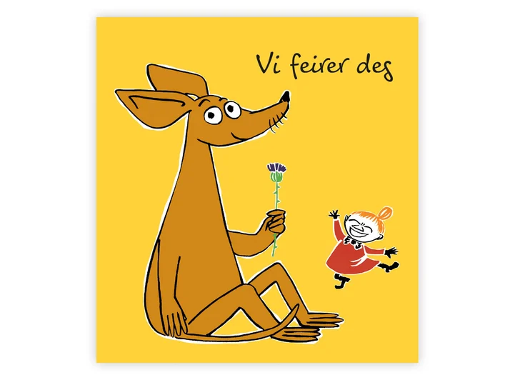 Mummi dobbeltkort - Vi feirer deg 7,5 cm Mummi 