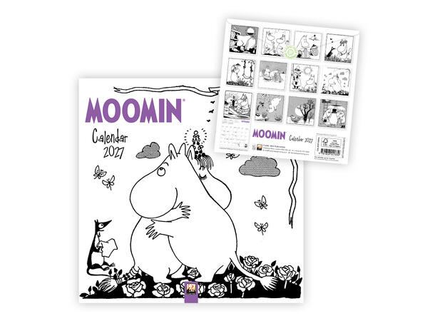 Mummi veggkalender - Engelsk 2027 18x18cm 
