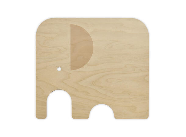 Muurla Skjærebrett - Elefant rosa