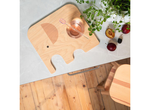 Muurla Skjærebrett - Elefant rosa