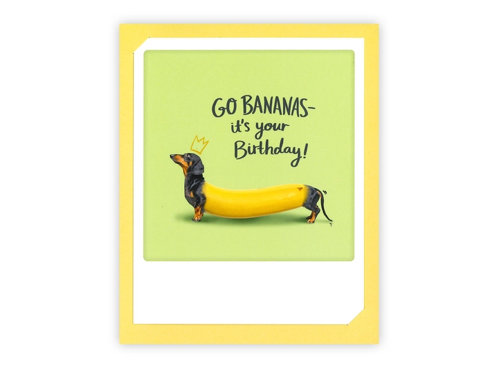 Pickmotion doble kort - Go bananas Pickmotion - Doble kort 