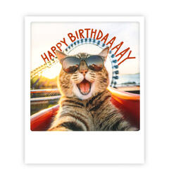Pickmotion postkort - Happy Birthday Pickmotion - Postkort