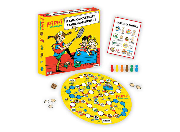 Pippi Langstrømpe - Pannekakespill 3 +