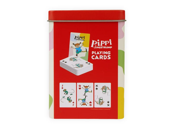 Pippi kortstokk i tinnboks 