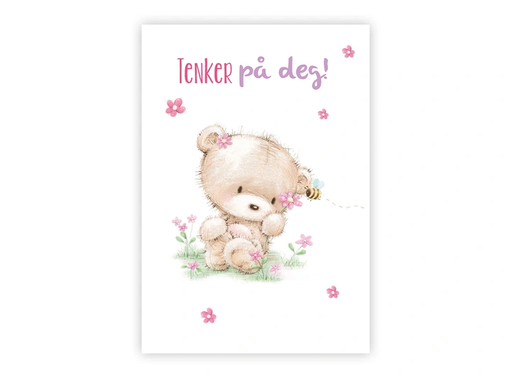Postkort Gratulerer A6 postkort 