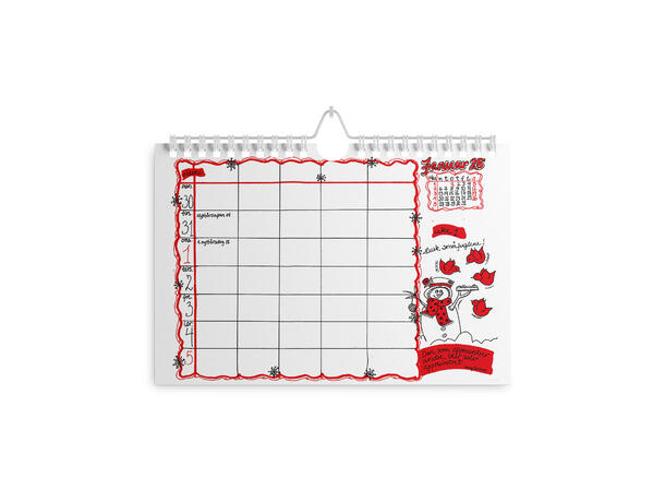 Venner - Aktivitetskalender 2026 Kalender