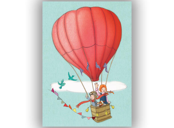 Belle & Boo - Postkort Balloon A6
