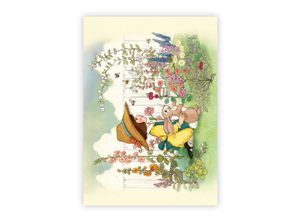 Belle & Boo - Postkort Bumble Bee Garden A6 