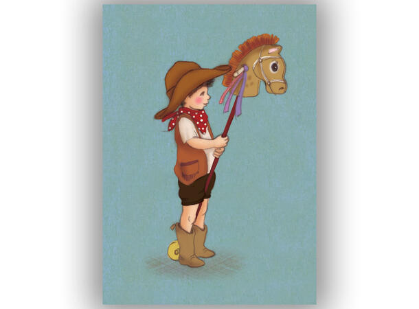 Belle & Boo - Postkort Hobby Horse A6