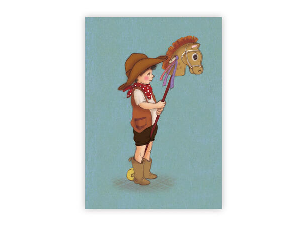Belle & Boo - Postkort Hobby Horse A6 
