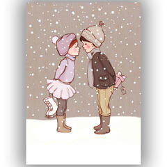Belle & Boo - Postkort Winter A6