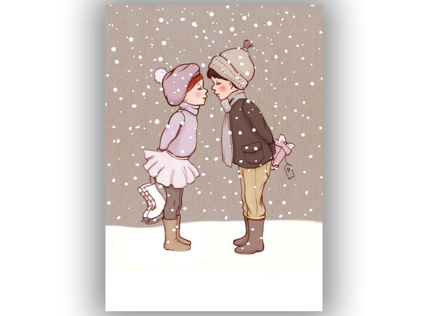 Belle & Boo - Postkort Winter A6