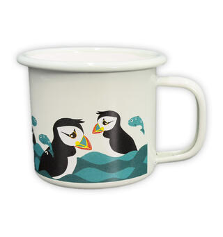 Blafre emaljekopp - Lundefugl 2,5 dl