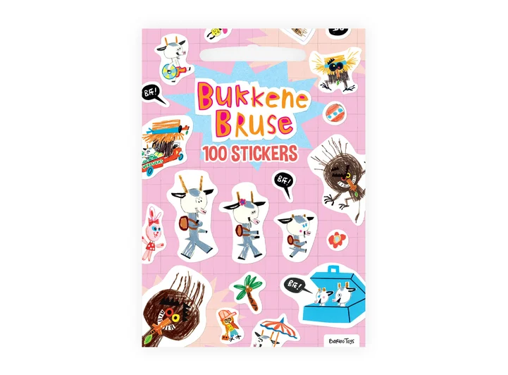 Bukkene Bruse klistremerker 100 stk 