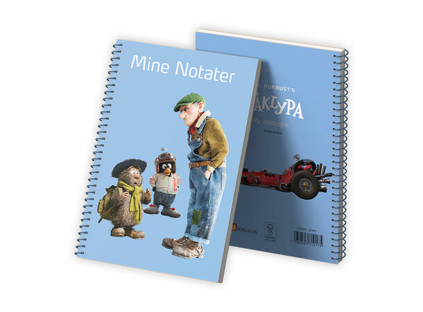 Flåklypa Notatbok A5 Mine notater Flåklypa