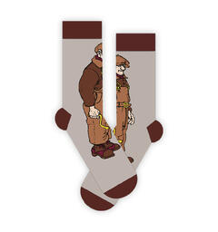 Flåklypa sokker - Reodor Felgen voksen