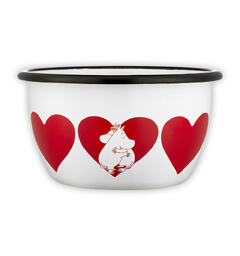 Mummi Bolle Emalje - Hjerte 6 dl