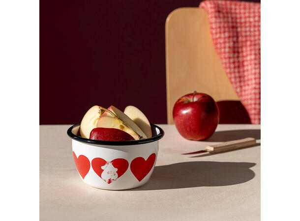 Mummi Bolle Emalje - Hjerte 6 dl