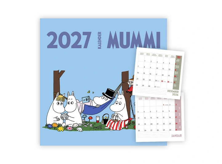 Mummi Platekalender 2027 Kalender 2027 