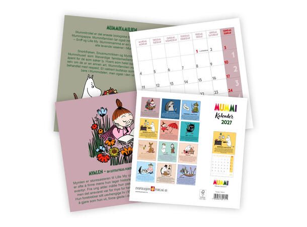 Mummi Platekalender 2027 Kalender 2027 