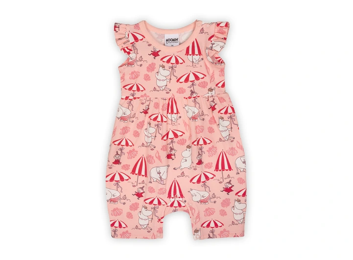 Mummi Playsuit - Strand Korall 86 Babyklær fra Mummi 