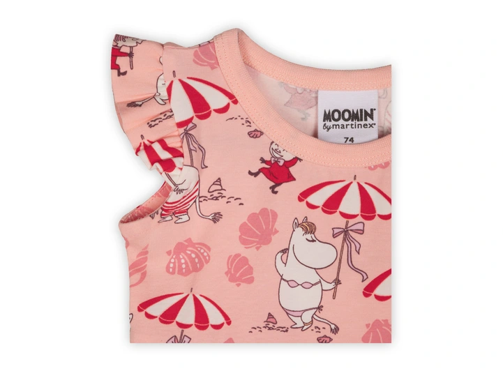 Mummi Playsuit - Strand Korall 86 Babyklær fra Mummi 