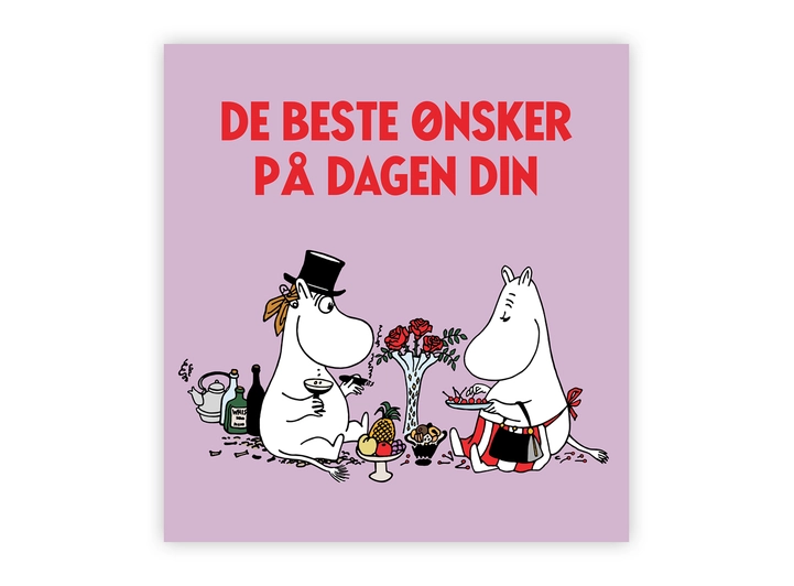 Mummi dobbeltkort - De beste ønsker 7,5 cm Mummi 