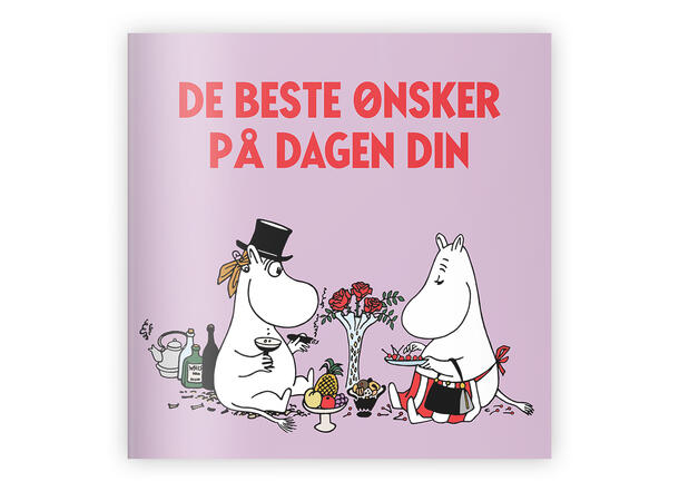 Mummi dobbeltkort - De beste ønsker 7,5 cm Mummi