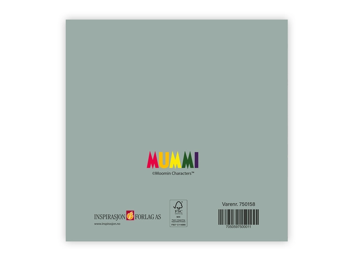 Mummi dobbeltkort - Hipp hipp hurra 12 cm Mummi 