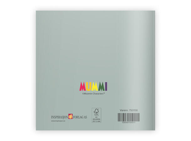 Mummi dobbeltkort - Hipp hipp hurra 12 cm Mummi