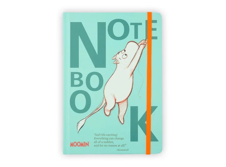 Mummi notatbok - Mummitrollet A5 - 160 linjerte sider 