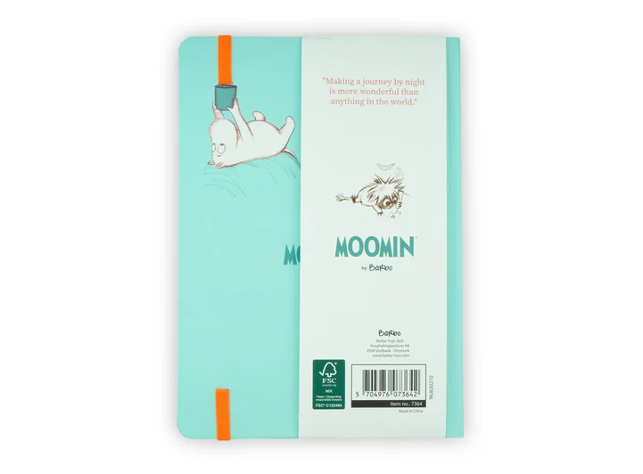 Mummi notatbok - Mummitrollet A5 - 160 linjerte sider 