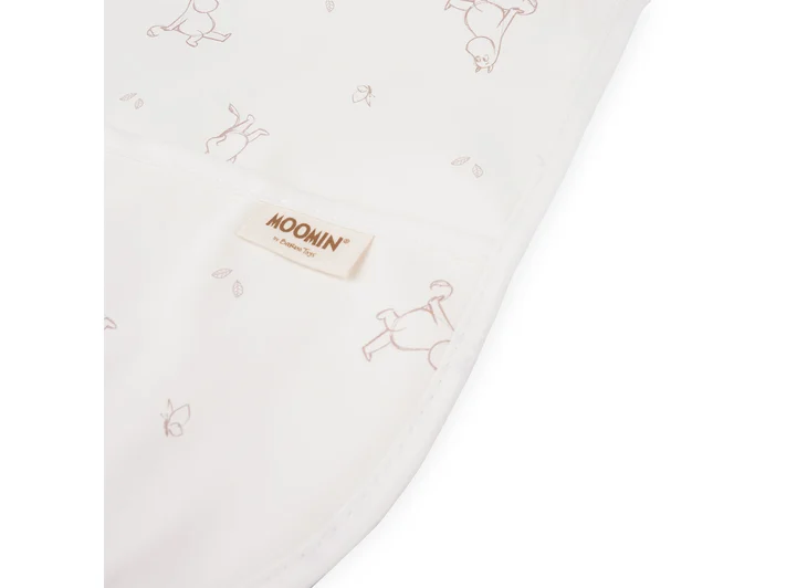 Mummi smekke med ermer - hvit One size (justerbar) 