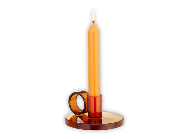 Muurla Loop - Lysestakholder amber 11cm