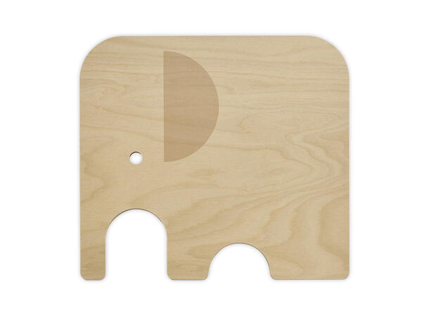 Muurla Skjærebrett - Elefant grønn