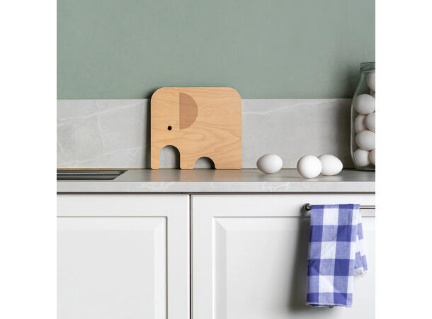 Muurla Skjærebrett - Elefant grønn 