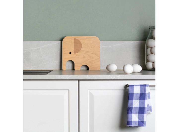 Muurla Skjærebrett - Elefant grønn 