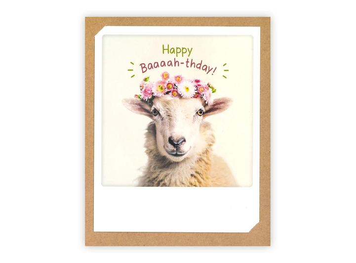 Pickmotion doble kort - Happy Baaaah Pickmotion - Doble kort 