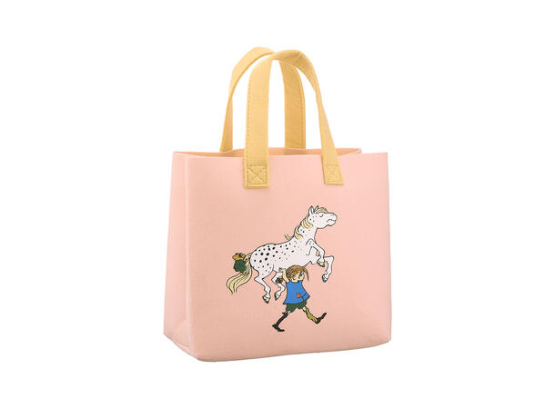 Pippi Langstrømpe Bag - Pippi og hesten 15 x 15 xm